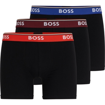 Eksklusiv og lækker Boss Underbukser med logo på den farvede elastik.