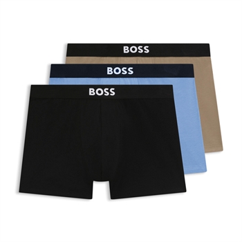 Klassisk 3-pak BOSS underbukser i sort, beige og blå