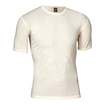 Råhvid undertrøje i blød merino uld fra JBS 