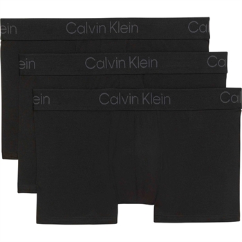 Lækker blød 3-Pak trunk fra Calvin Klein i sort.