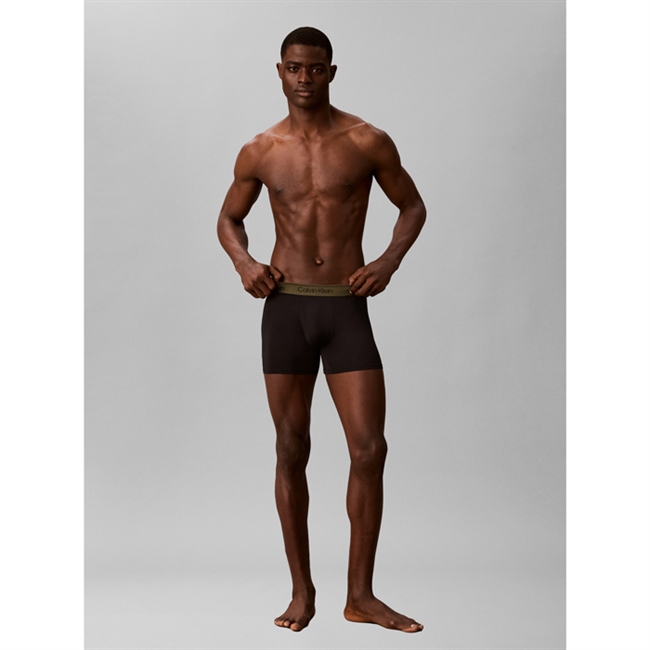 Calvin Klein 3-Pak Boxer Brief Grøn/Sort/Bronze