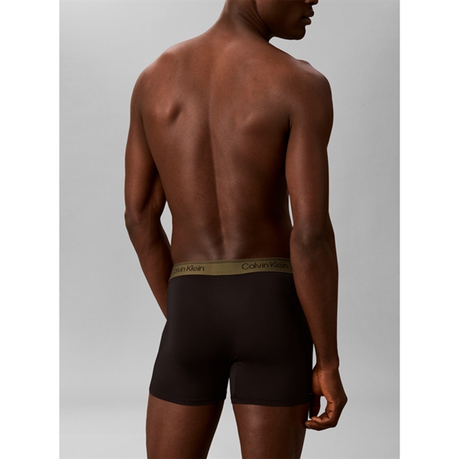 Calvin Klein 3-Pak Boxer Brief Grøn/Sort/Bronze