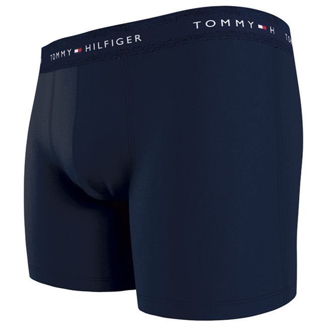 Tommy Hilfiger 3-Pak Klassiske Boxer Brief med farvet elastik