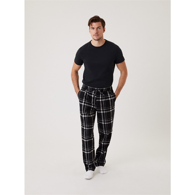 Behagelige sorte ternet pyjamas bukser fra Björn Borg 