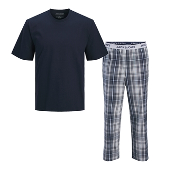Jack & Jones Pyjamas Gaveæske Mørkeblå/Ternet