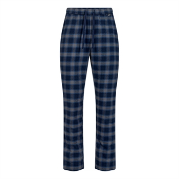 Lækkre ternet pyjamas bukser i blå fra JBS