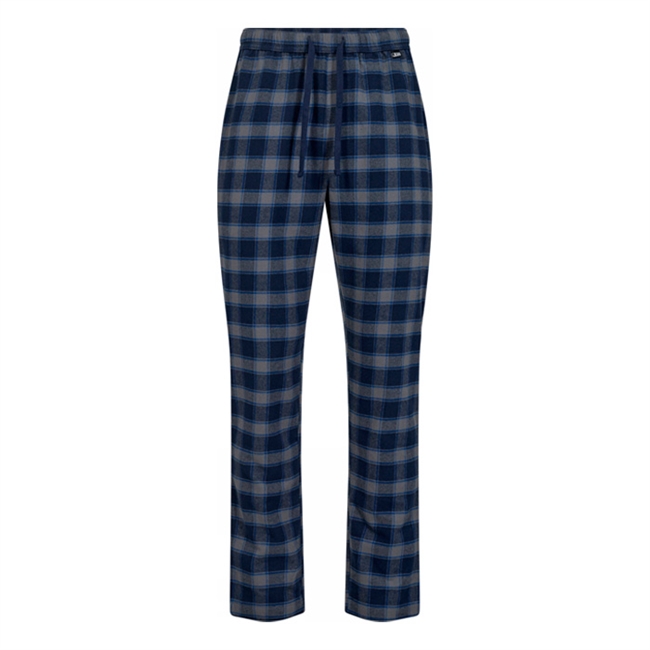 Lækkre ternet pyjamas bukser i blå fra JBS