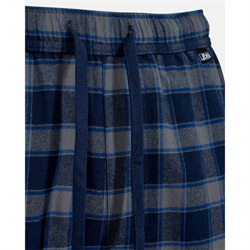 Lækkre ternet pyjamas bukser i blå fra JBS