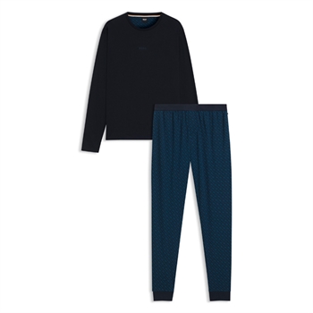 Lækkert mørkeblåt pyjamassæt fra BOSS