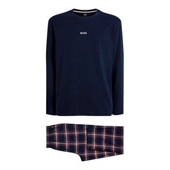 Smart og komfortabelt navy pyjamas sæt fra BOSS