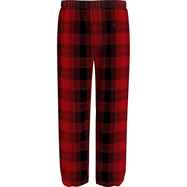 Lækre og bløde Pyjamas bukser fra Calvin Klein i rød og sort ternet design