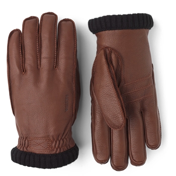 Lækre og Bløde Læder Handsker med foer fra Hestra.