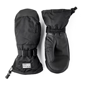 Moderne og varme ski luffer i sort fra Hestra