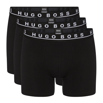 Eksklusiv sorte Boss Underbukser med logo på elastikken