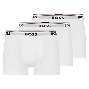 Eksklusive hvide BOSS underbukser med logo