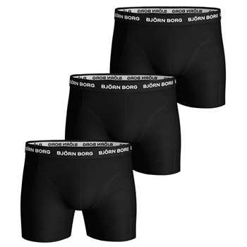 3 Pak sorte Björn borg boxer brief underbukser