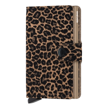 Secrid Mini Wallet Leopard Beige
