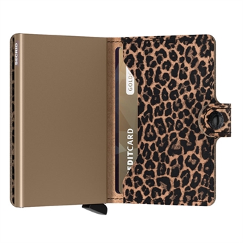 Secrid Mini Wallet Leopard Beige