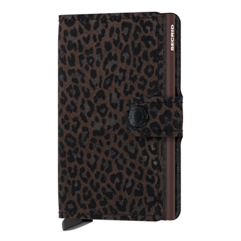 Secrid Mini Wallet Leopard Brun