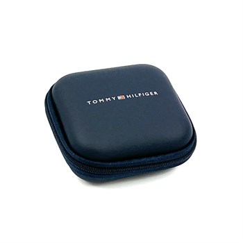 Manchetknapper Tommy Hilfiger Barrel Logo Sølvtonet