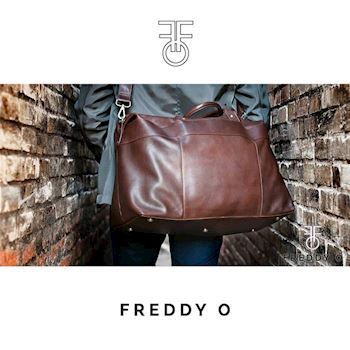 Weekend Taske Kalveskind Cognac Freddy O