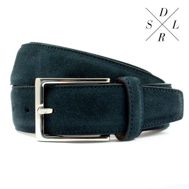 SDLR Bælte Ruskind Dark Navy