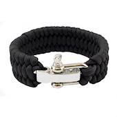 ParaCord Armbånd Sort