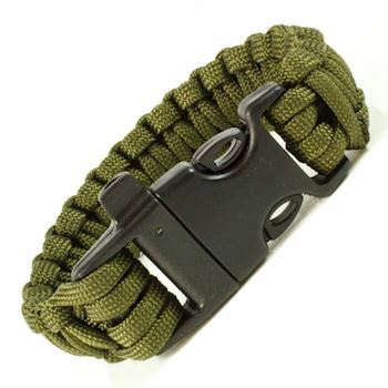 Paracord Herre Armbånd Army Grønt