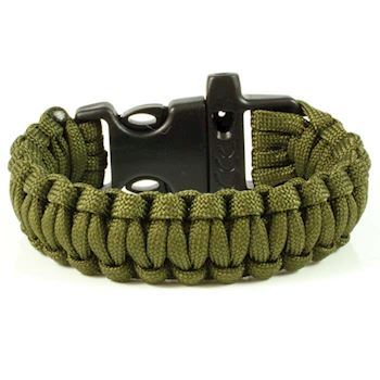 Paracord Herre Armbånd Army Grønt