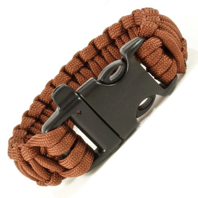 Paracord Herre Armbånd Brunt