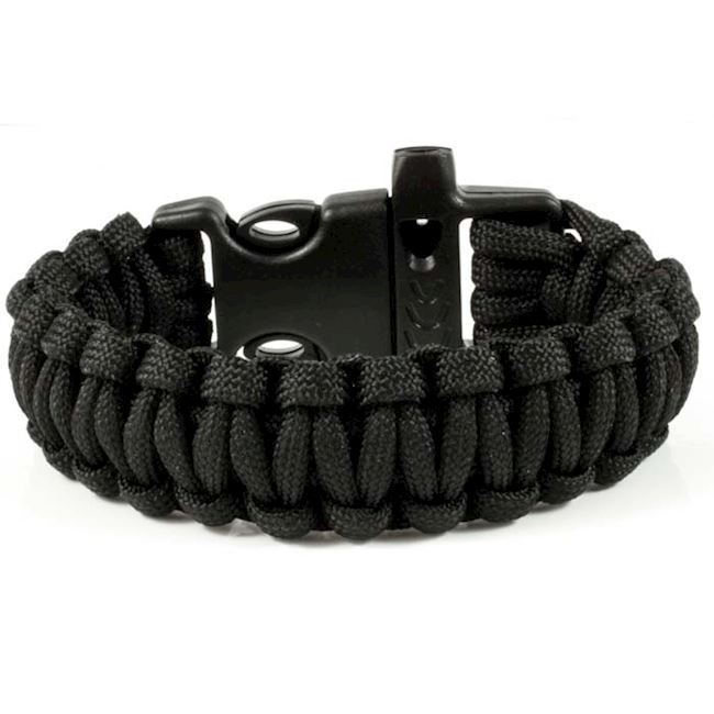 Paracord Herre Armbånd Sort