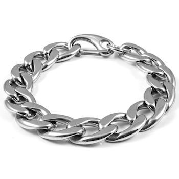 Herre Armbånd Steel Curb