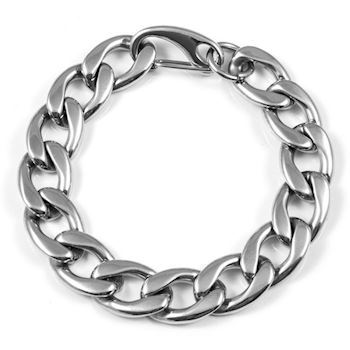 Herre Armbånd Steel Curb