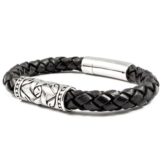 Loke Læder Armbånd Viking 8mm