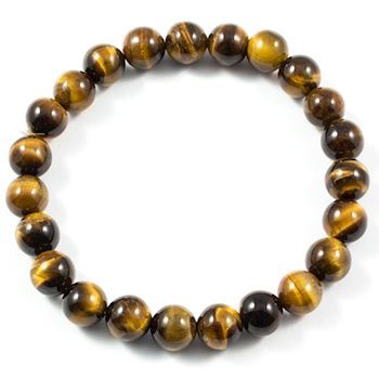 Tiger Eye Armbånd Brunt 8mm