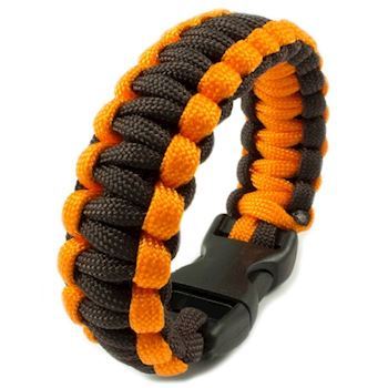 Paracord Armbånd Orange Brown