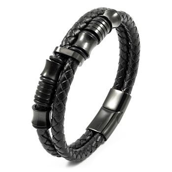 Herre Armbånd Duo Steel Black