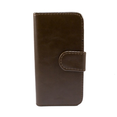 Elegant blankt læder cover til Iphone 5/5s