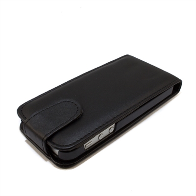 Sort cover i blødt læder passer til Iphone 5c