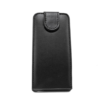 Sort cover i blødt læder passer til Iphone 5c