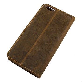 iPhone 6+ Vintage Læder Etui
