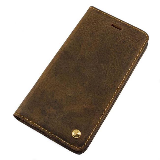 iPhone 6+ Vintage Læder Etui