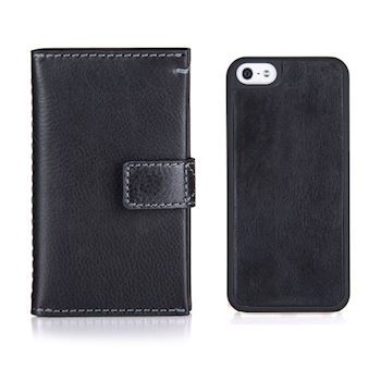 Kalveskinds Cover iPhone 7/8 Sort