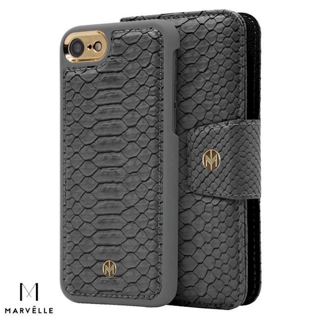 Marvelle iPhone 6/7/8 Vegan Cover N301 Grå Design