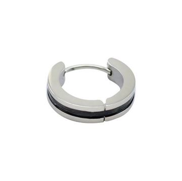 Herre Ørering Black Stripe