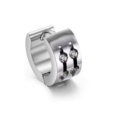 Ørering Wide Steel Zirkon