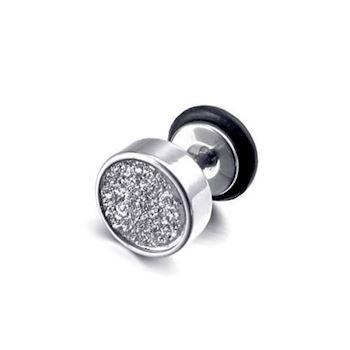 8 mm Stud Diamant Ørering