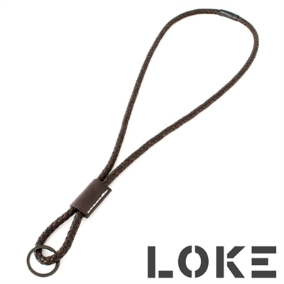 Loke Læder Keyhanger Dark Brown