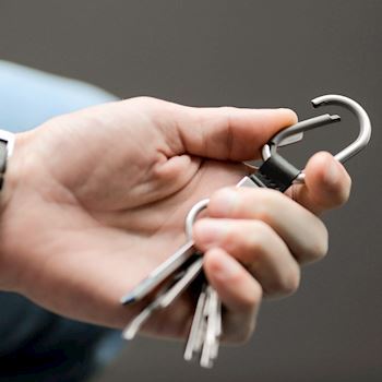 Orbitkey Clip Black/Steel