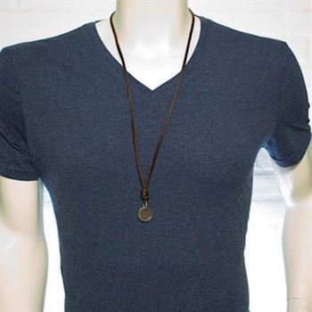 Læder Halskæde med vedhæng